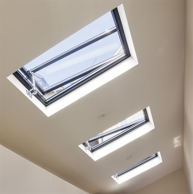 eco plus rooflights installed in kitchen area